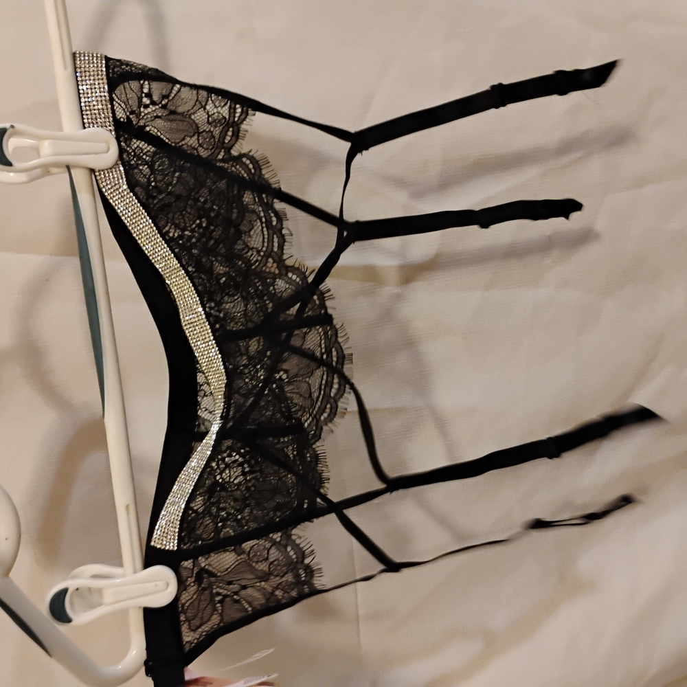 Elegant Black Lace Bralette